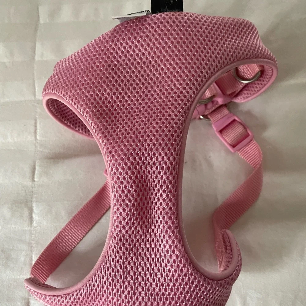 Top Paw Pink Mesh Dog Harness plus red harness for smaller pup - Picture 2 of 7